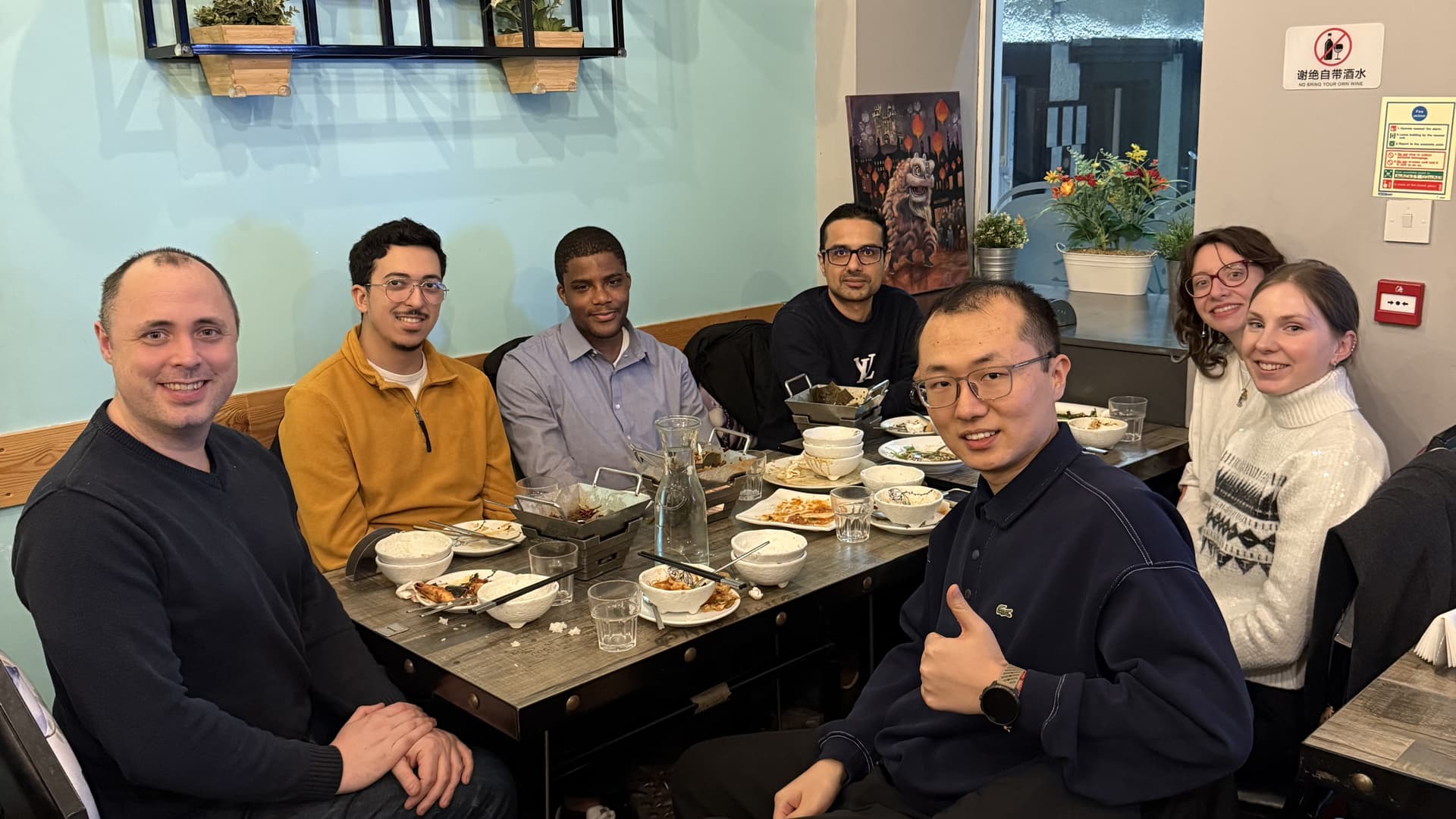 SEAL Lab group dinner
